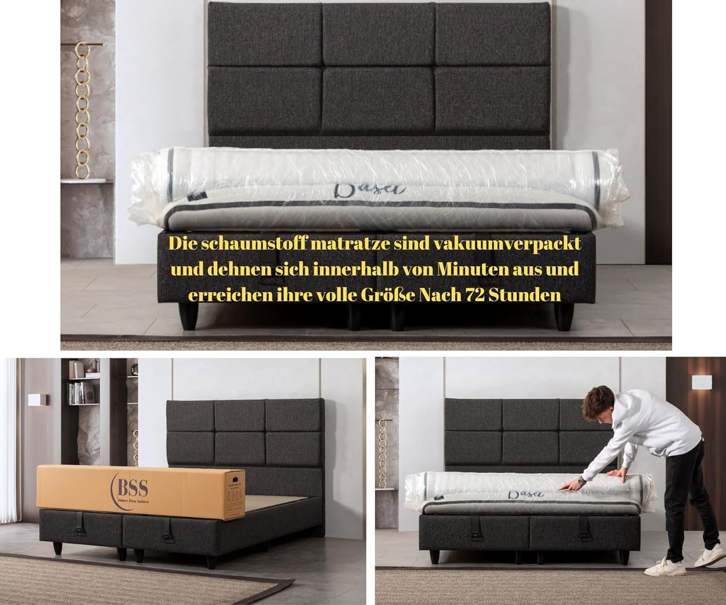 BSS BEDDING | BASEL Matratze H3