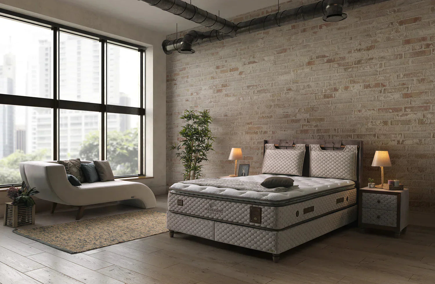Magnasand Therapy Boxspringbett Set