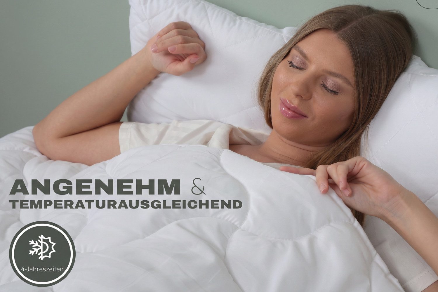 Jahreszeitenbett Bettdecke  | Ganzjahresdecke  | 300 gsm | Warme Bettdecke