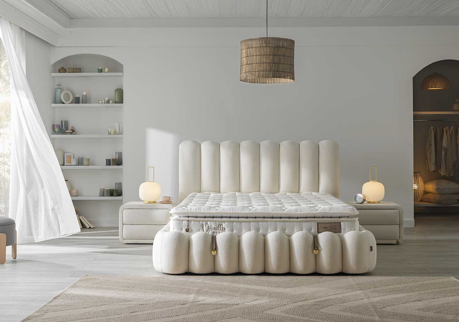 Bambi | Vanilla | Boxspringbett Set H3