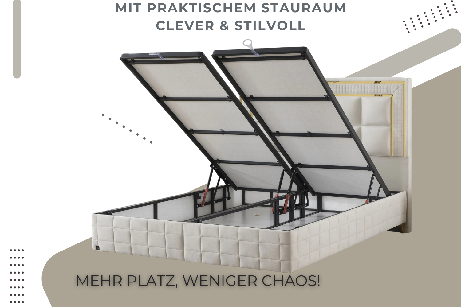 BSS WOOL TOUCH Boxspringbett Set | Matratze H2/H3 | Box und Kopfteil