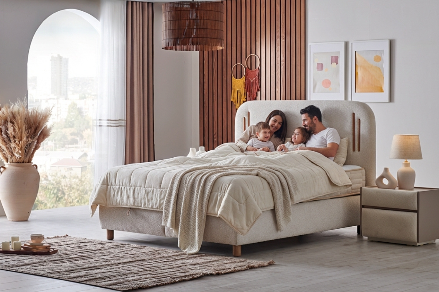 Bambi | Bohemela | Boxspringbett Set H3