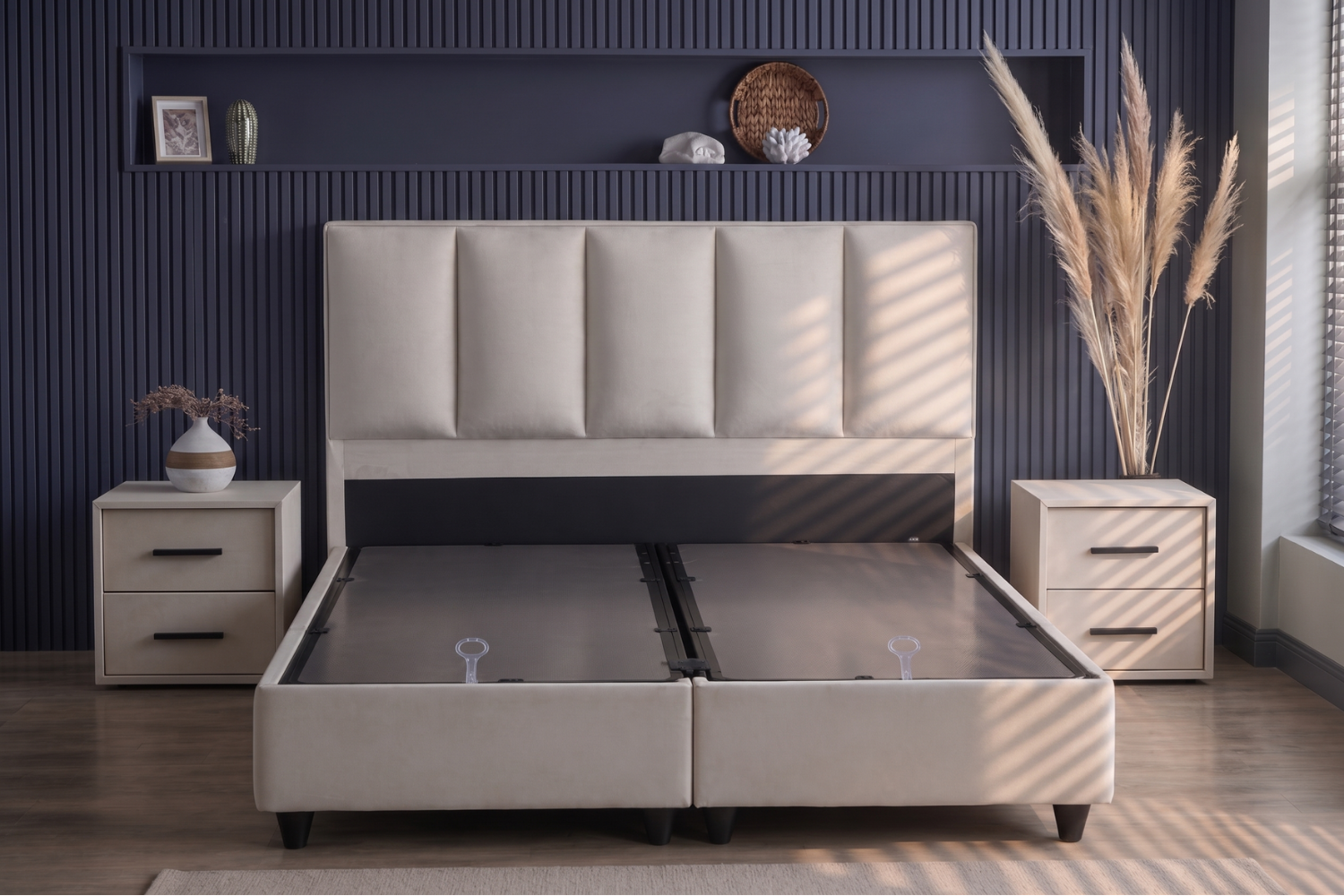 BSS BIRDYBEDD Boxspringbett Set | Matratze H3 | Box und Kopfteil