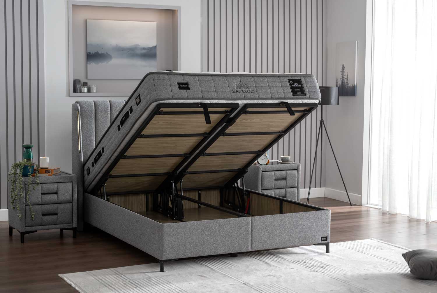 Bambi | Blacksand | Boxspringbedset H4 