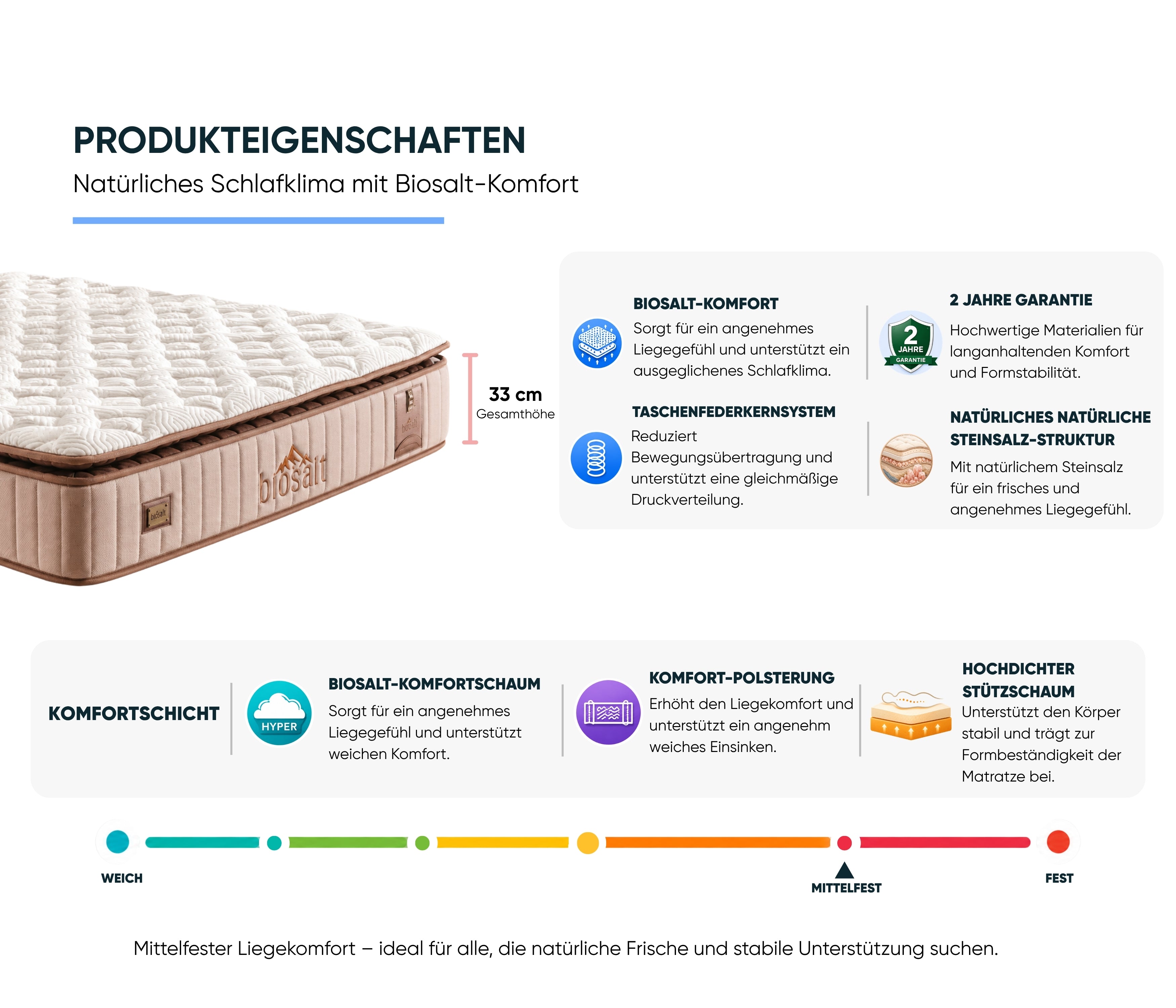 Bambi | Biosalt Matratzen H3-H4