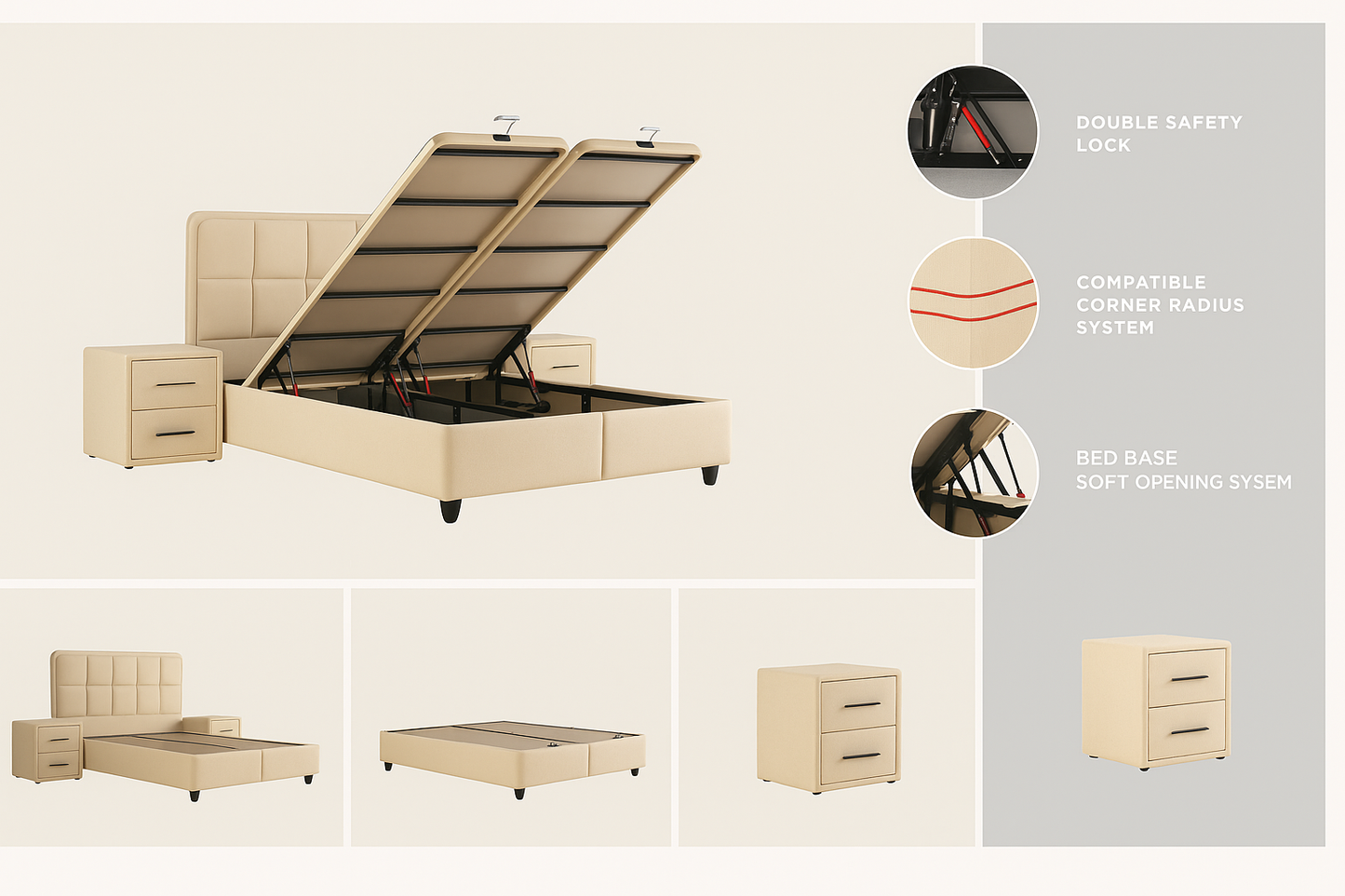 BSS SIABEDD | Boxspringbett Set