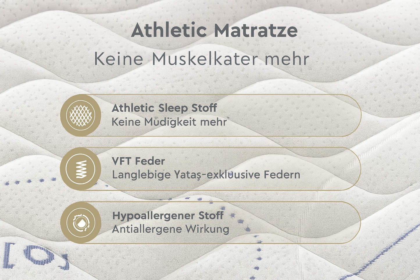 Yatas | Athletic Matratze H4-H5