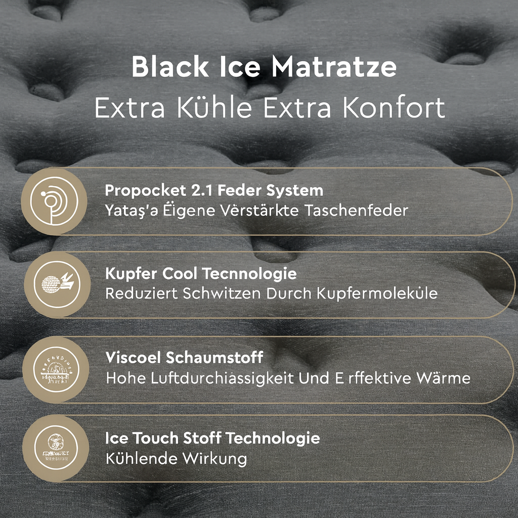Yatas | Black Ice | Matratze H5
