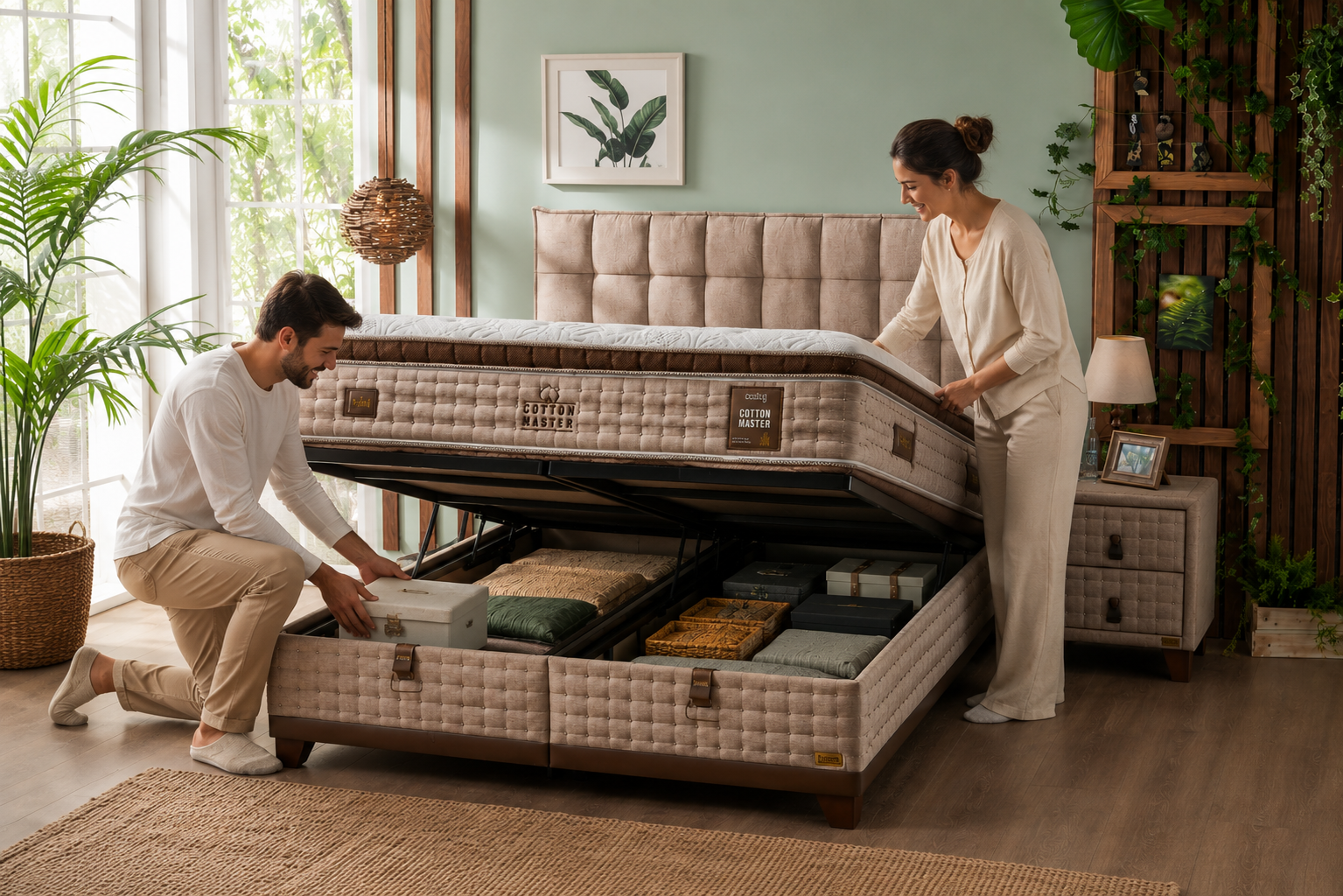 Bambi | Cotton Master | Boxspringbett H3
