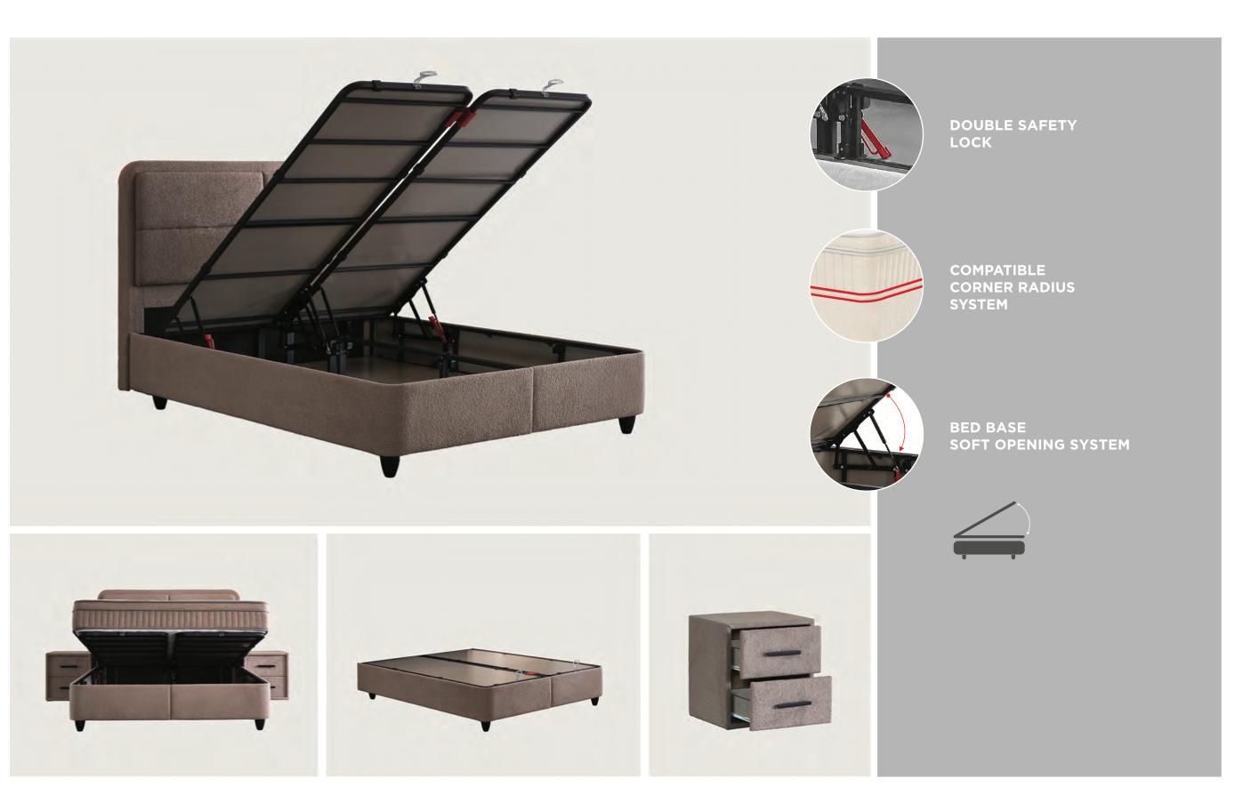 BSS LUCCEBEDD | Boxspringbett Set