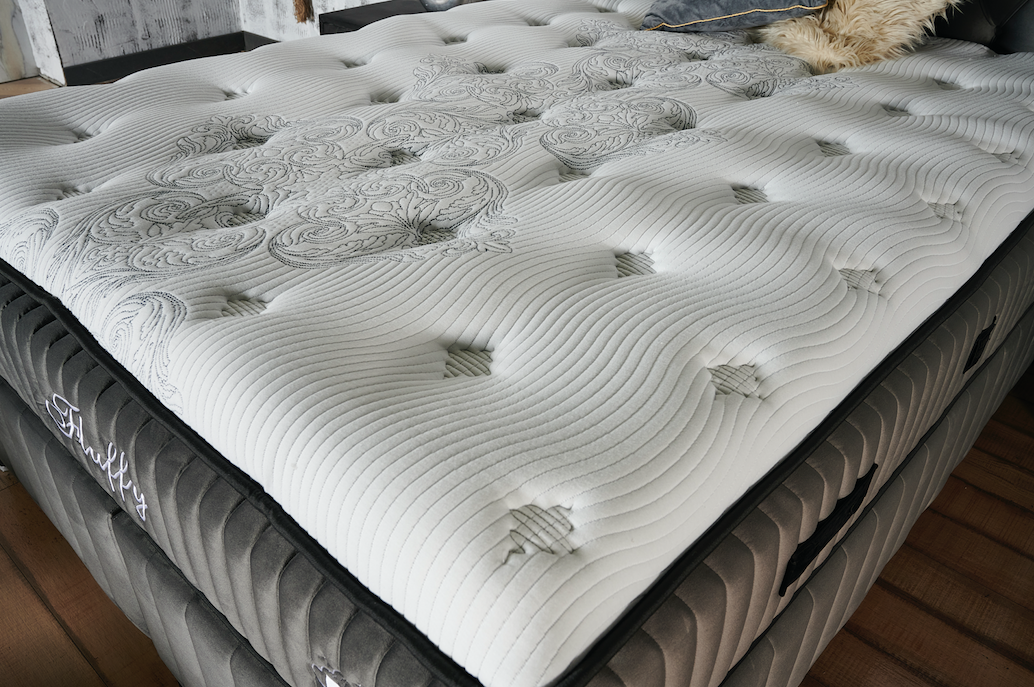 BSS FLUFFY Boxspringbett Set | Matratze H3 | Box und Kopfteil