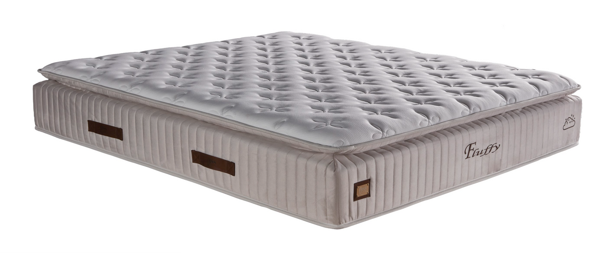 BSS FLUFFY Boxspringbett Set| Matratze H3 | Box und Kopfteil
