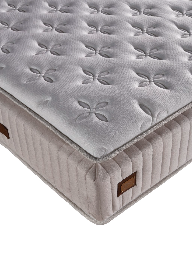 BSS FLUFFY Boxspringbett Set| Matratze H3 | Box und Kopfteil