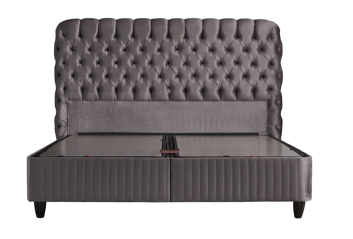 BSS FLUFFY Boxspringbett Set| Matratze H3 | Box und Kopfteil
