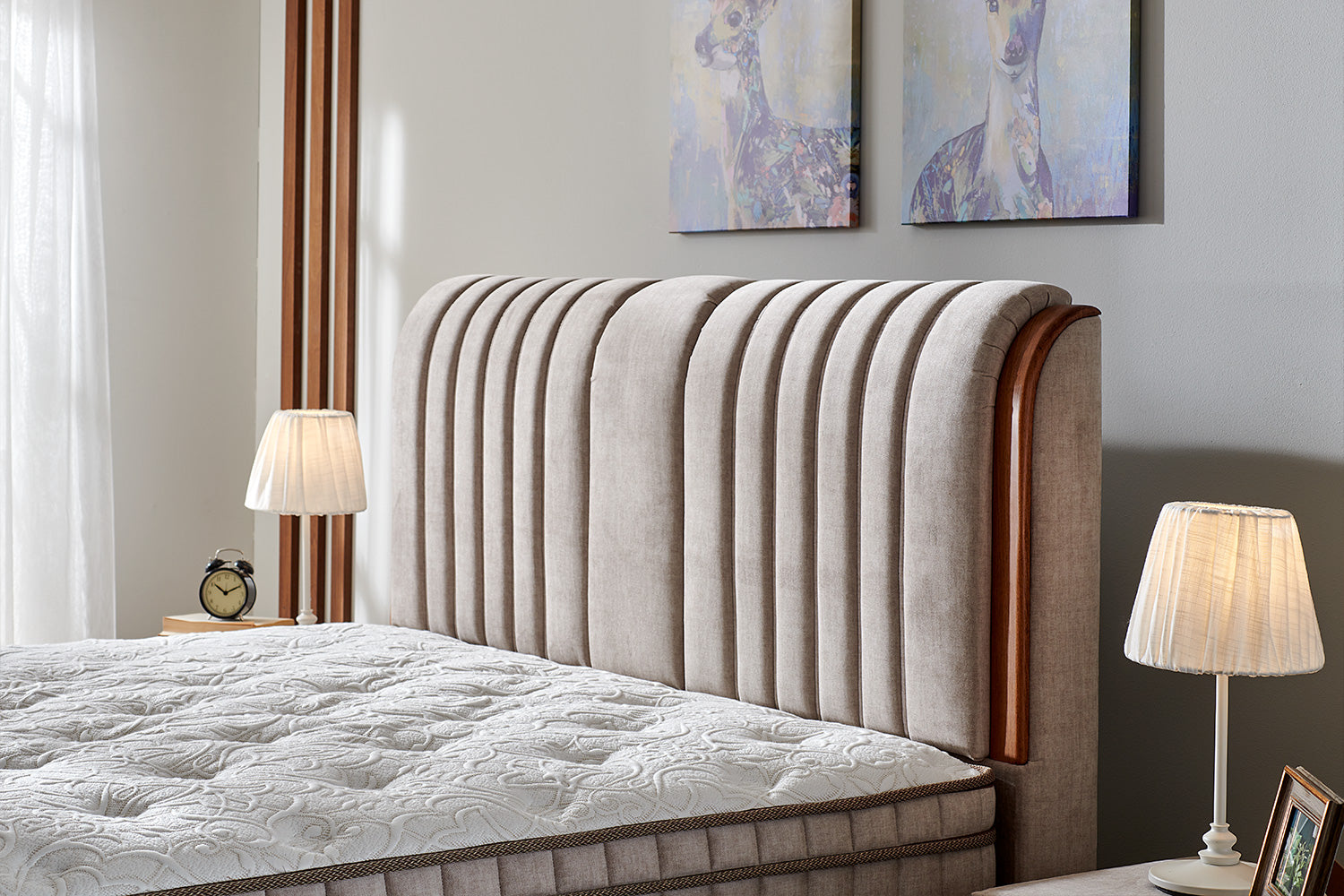 Bambi | Kapok Naturel | Boxspringbett Set H3