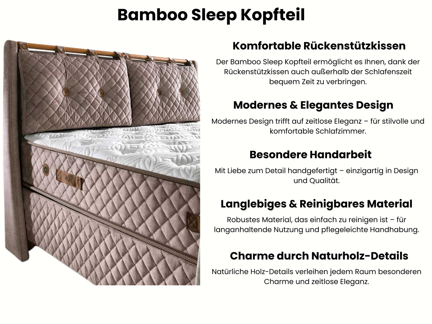 Bambi | Bamboo Sleep | Boxspringbett Set H3