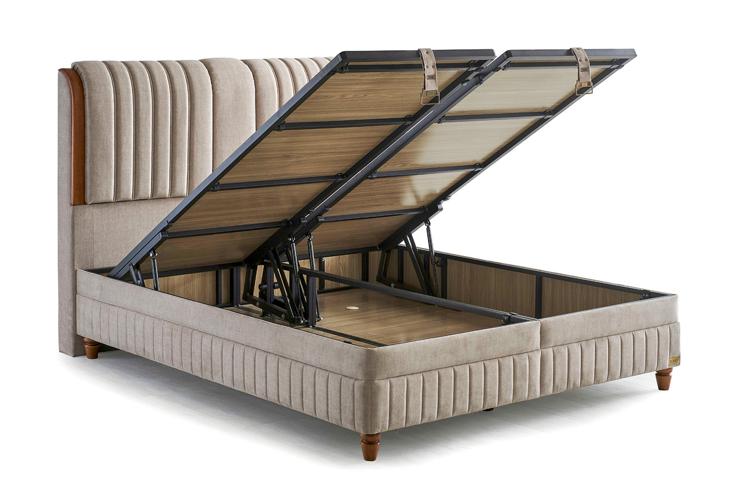 Bambi | Kapok Naturel | Boxspringbett Set H3