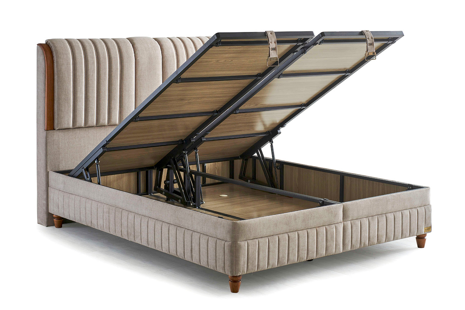 Bambi | Kapok Naturel | Boxspringbett Set H3