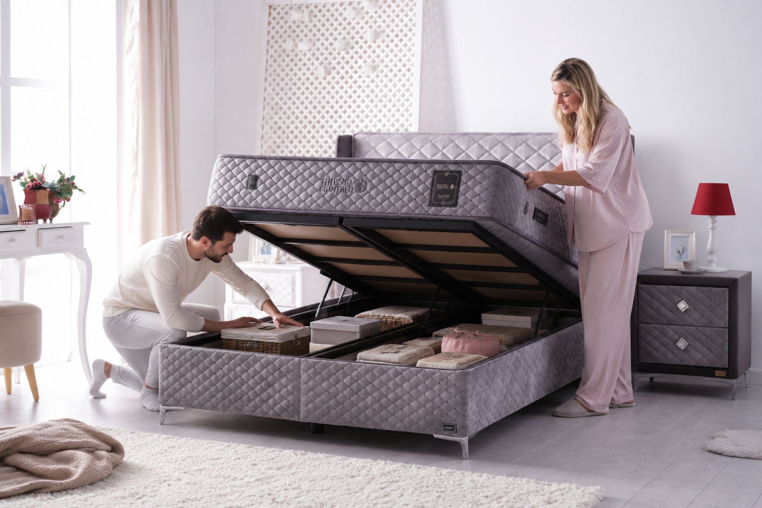 Bambi | Thermo Control | Boxspringbett Set H3