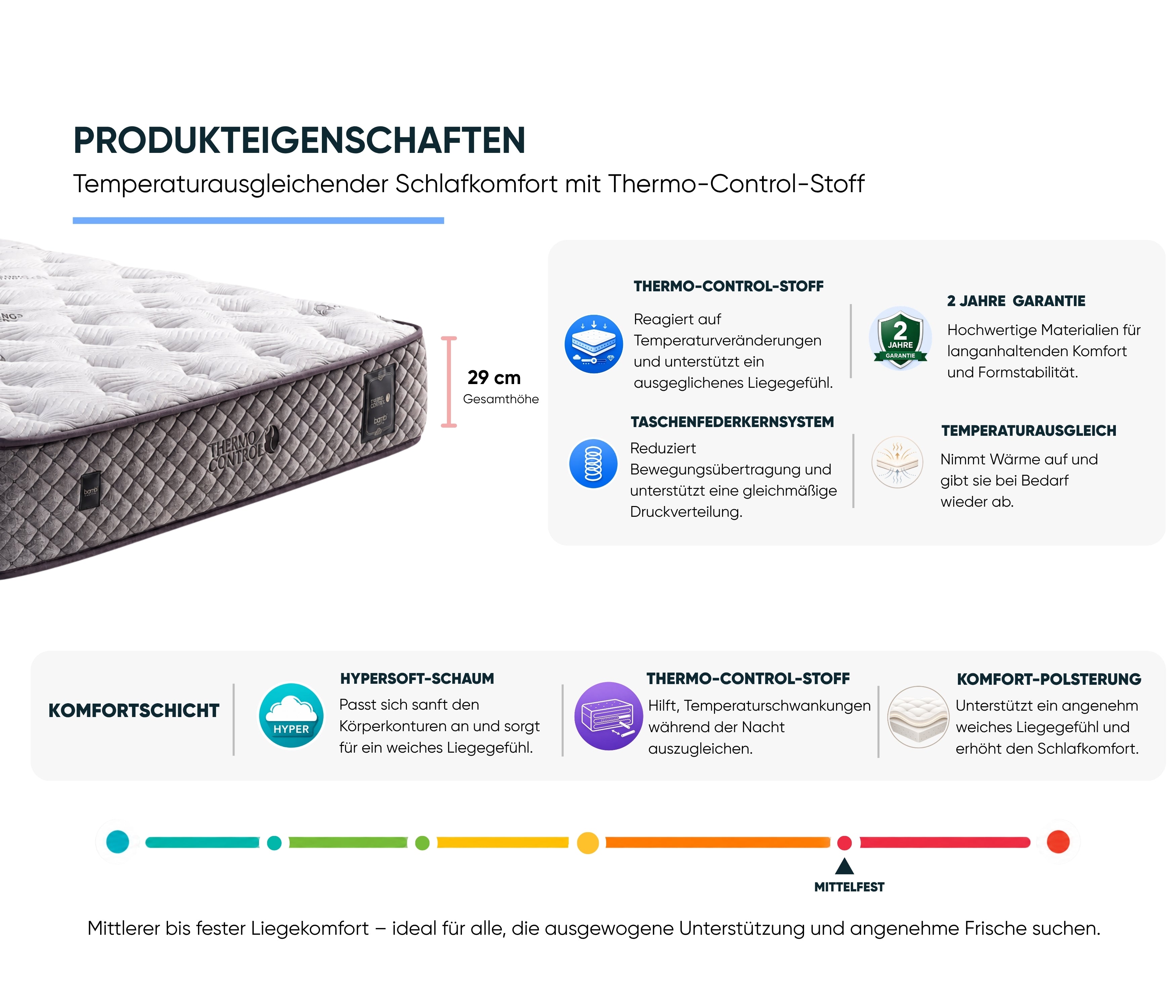 Bambi | Thermo Control Matratzen H3
