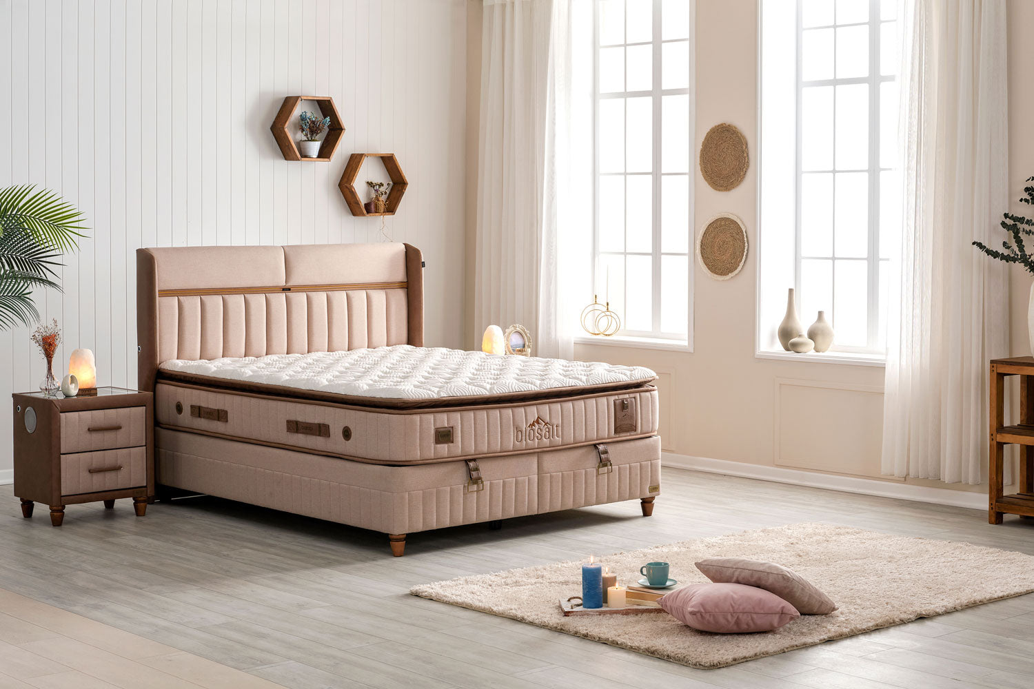 Bambi | Biosalt | Boxspringbett Set H3-H4