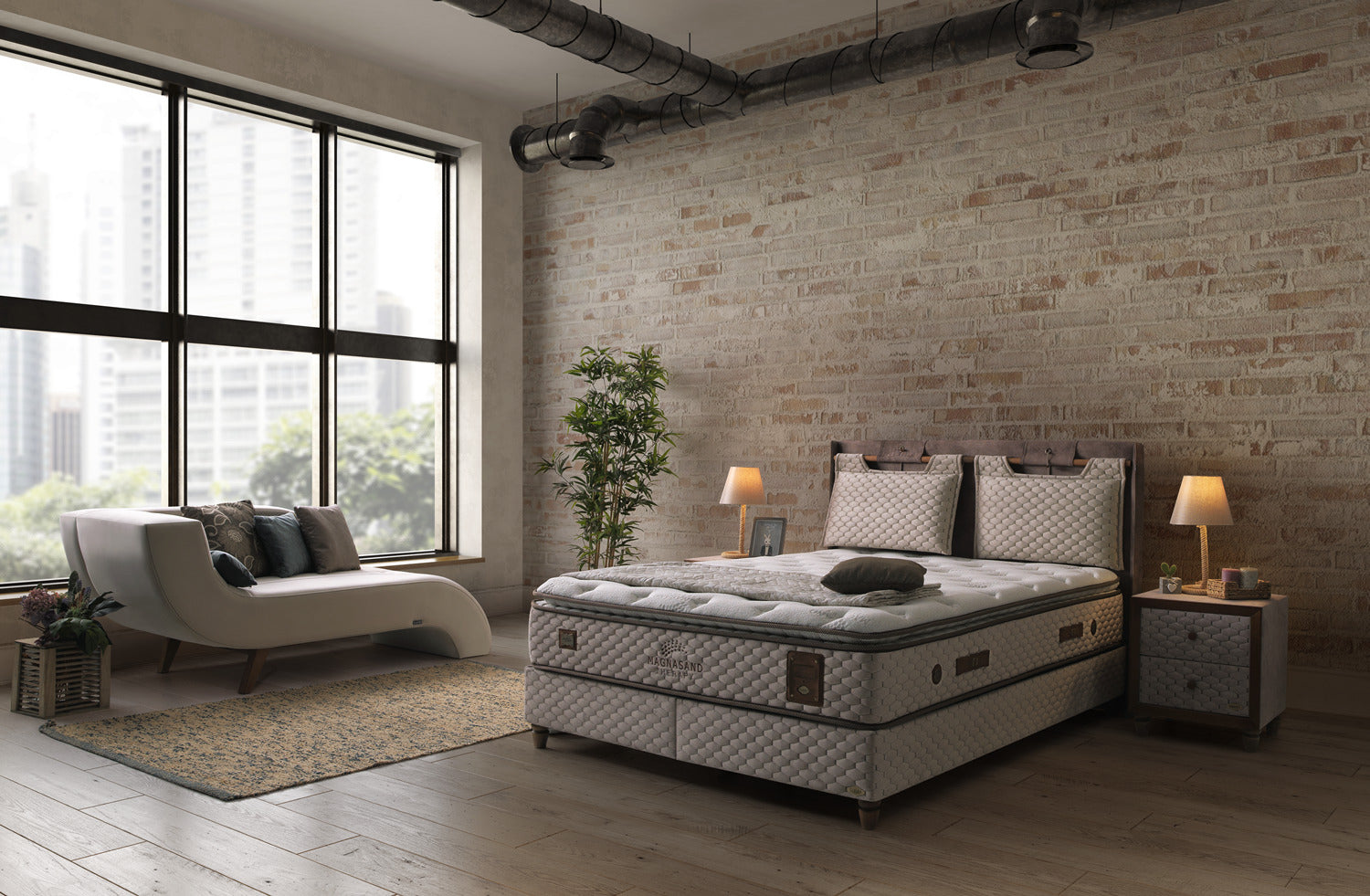 Bambi | Magnasand Therapy | Boxspringbett Set H3