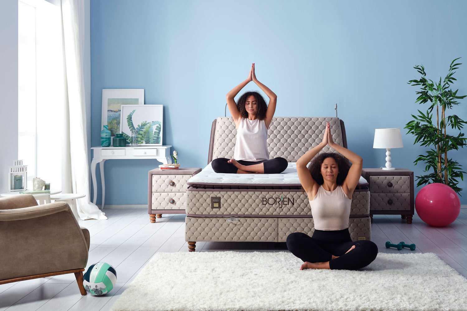 Bambi | Borjen | Boxspringbett Set H3