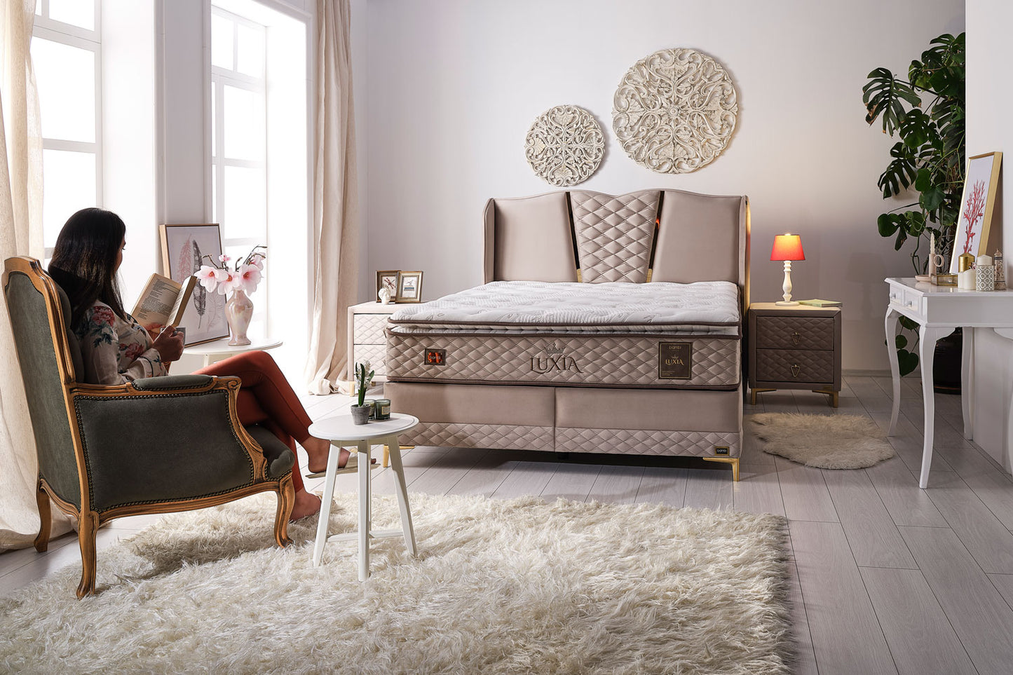 Bambi | Luxia | Boxspringbett Set H4-H5